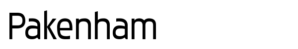 Pakenham font preview